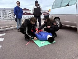 В целях профилактики: встреча инспекторов ГАИ со студентами СПЦ 2