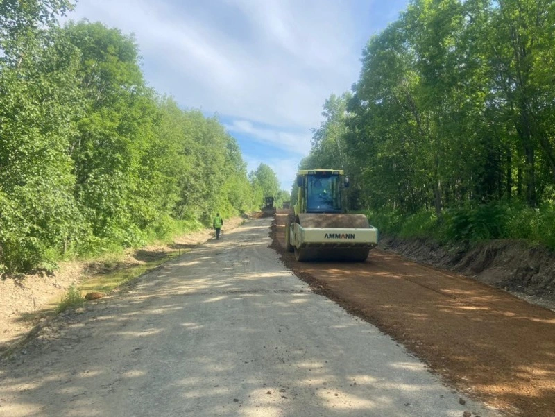 В Тымовском районе продолжается улучшение состояния дорог