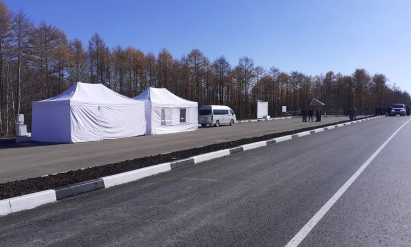 Еще 17 километров асфальтового покрытия получила трасса Южно-Сахалинск – Оха