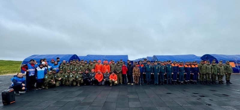 На острове Шумшу состоялось торжественное открытие военно-патриотического лагеря.