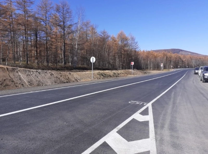 15 километров автодорог на Сахалине привели в порядок благодаря нацпроекту