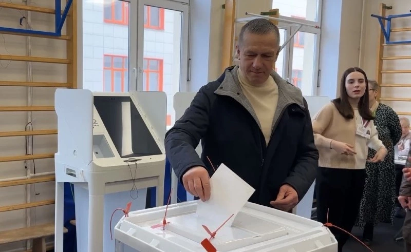 Юрий Трутнев принял участие в выборах президента Российской Федерации