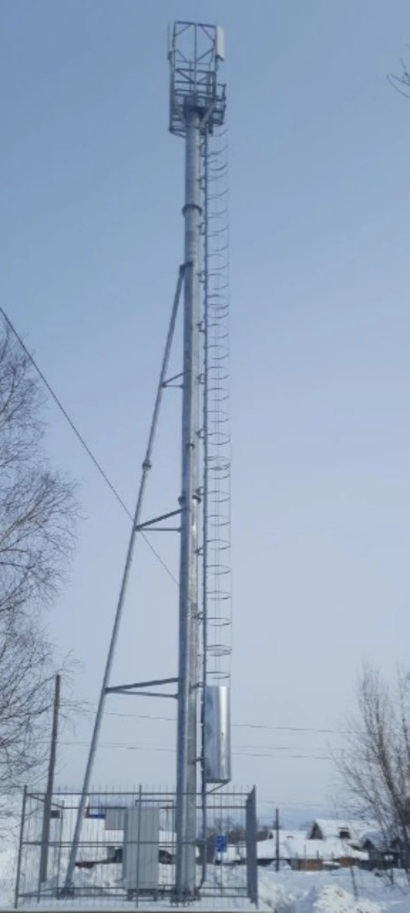 В Чир-Унвде Тымовского районаустановили вышку сотовой связи