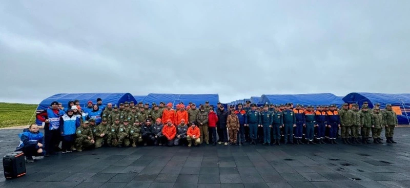На острове Шумшу состоялось торжественное открытие военно-патриотического лагеря.