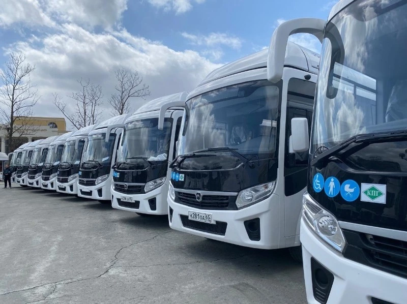 За два года в Сахалинской области обновили 381 пассажирский автобус