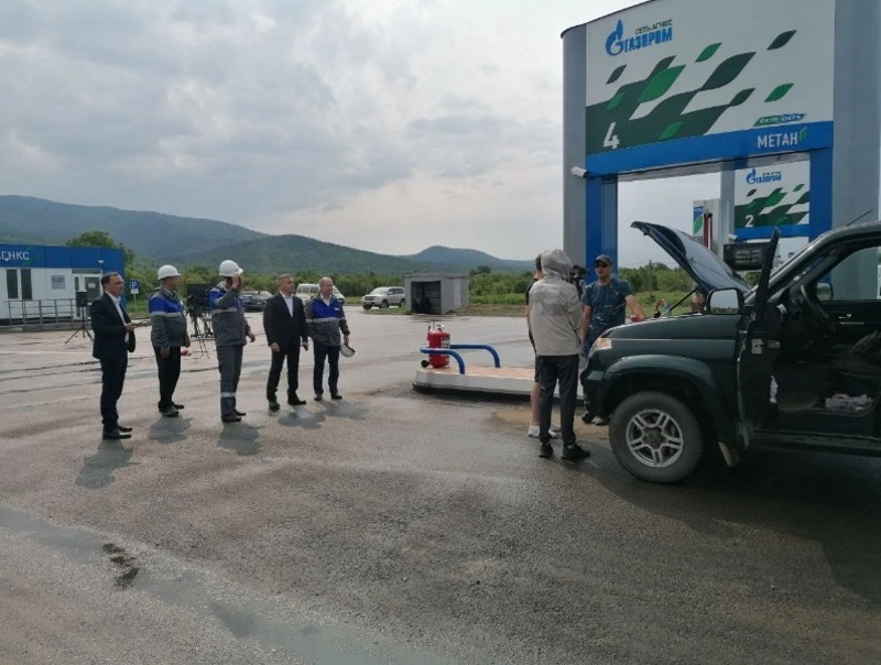 На Сахалине открыли еще одну газозаправочную станцию